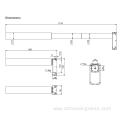 3 Stage Square Motorized lifting Column